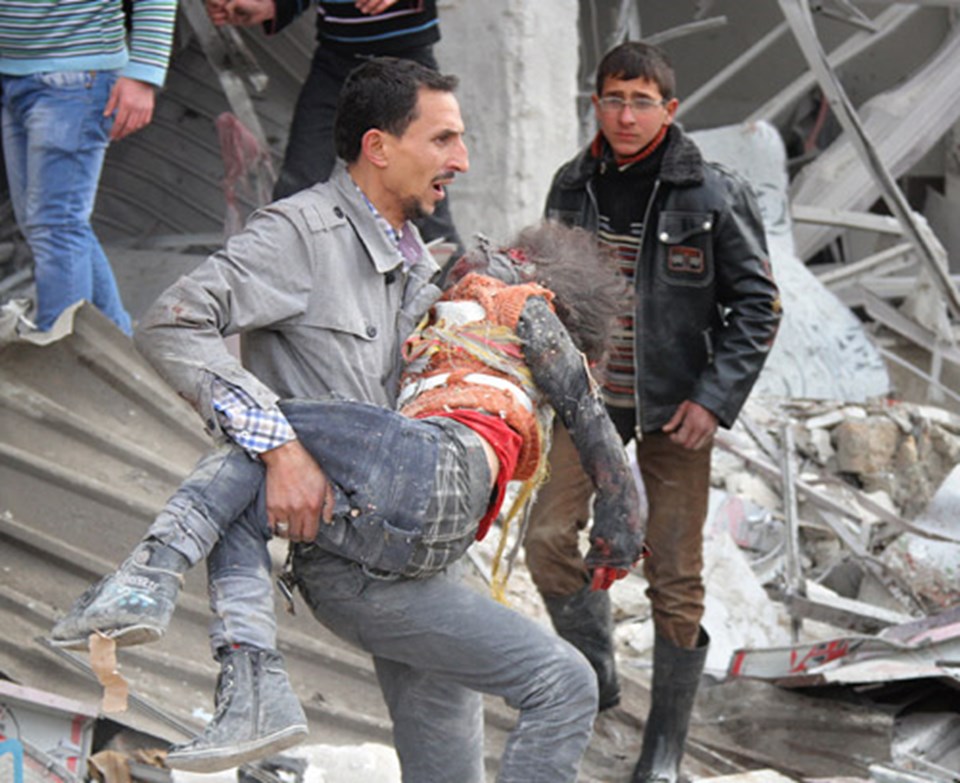 Esad varil bombalarıyla vurdu - 1