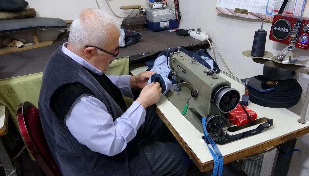 Terzilerde bayram öncesi tamir yoğunluğu