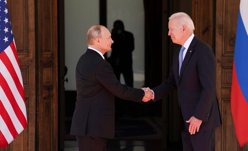 ABD Başkanı Biden ve Rus Devlet Başkanı Putin'in görüşmesi başladı: Zirveden kareler - 9