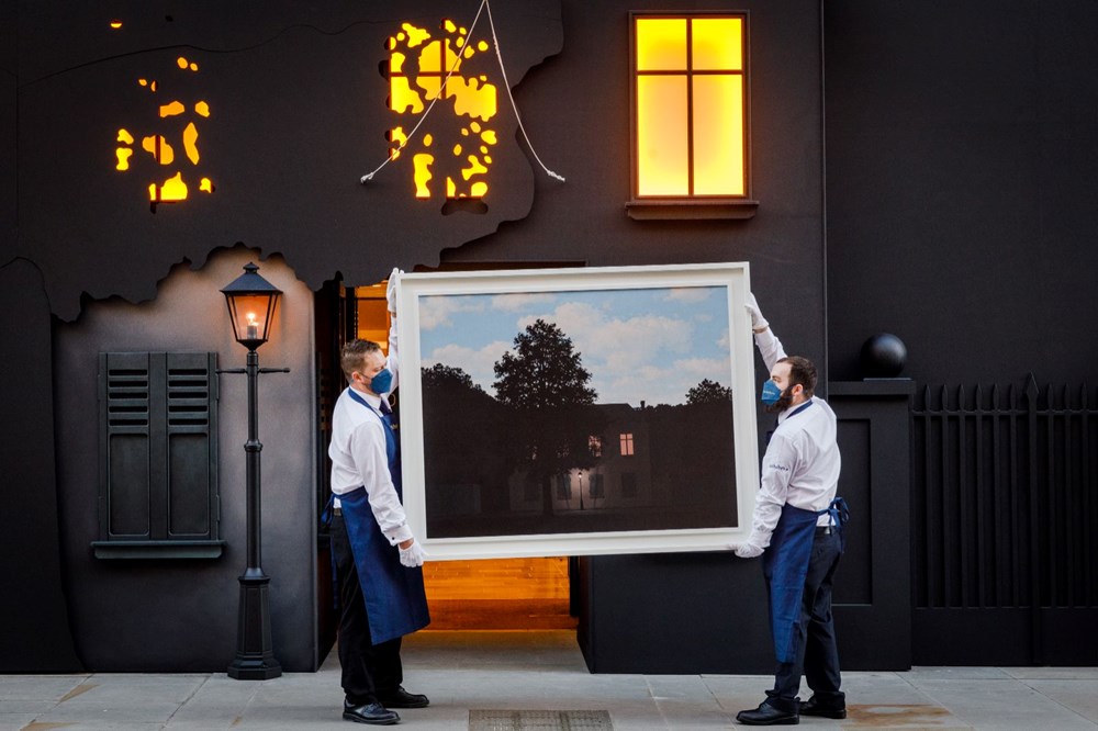 Ressam Rene Magritte'in 60 yıl önce yaptığı tabloya 80 milyon - 5