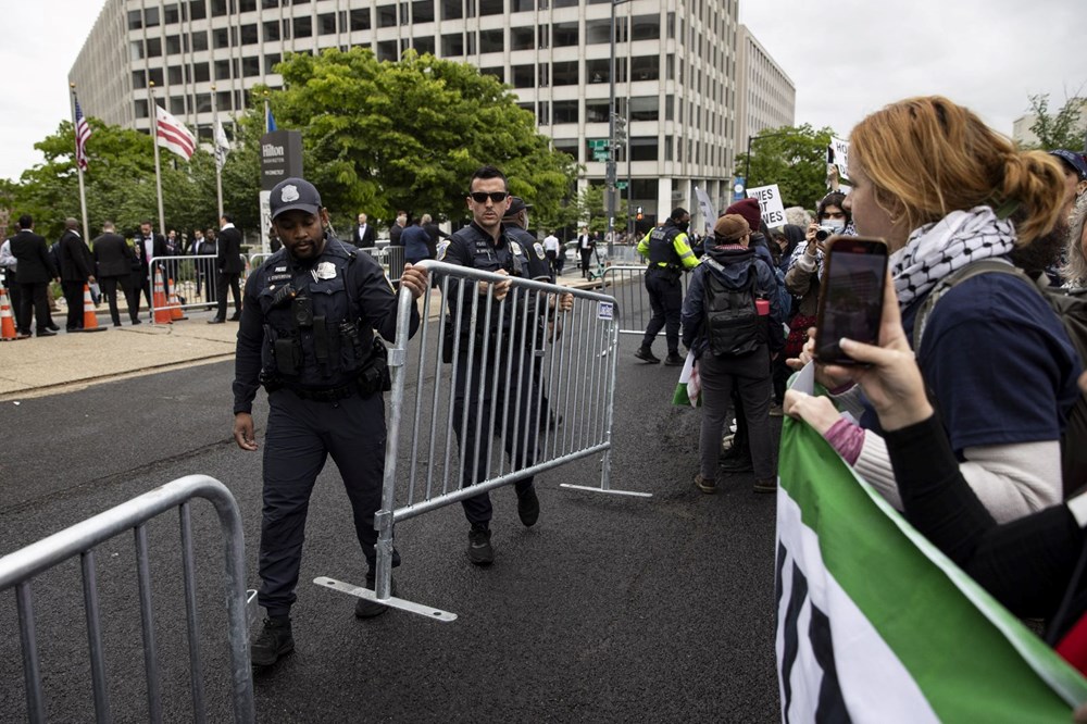103 yıllık etkinliğe Filistin protestoları damga vurdu - 9