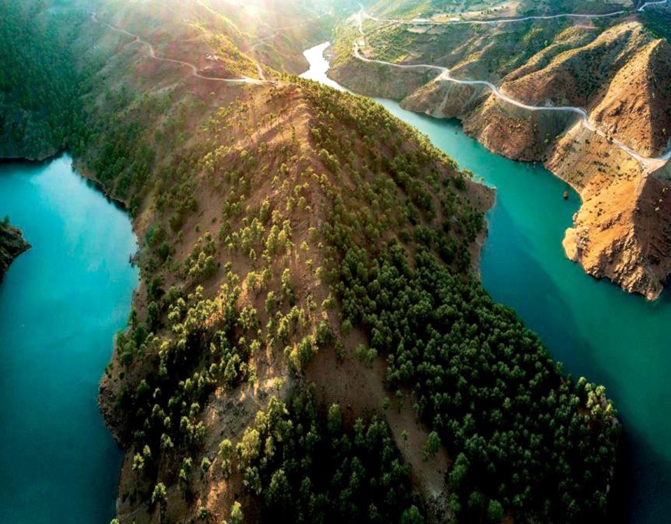 Kayseri'nin güzellikleri drone ile havadan görüntülendi - 3