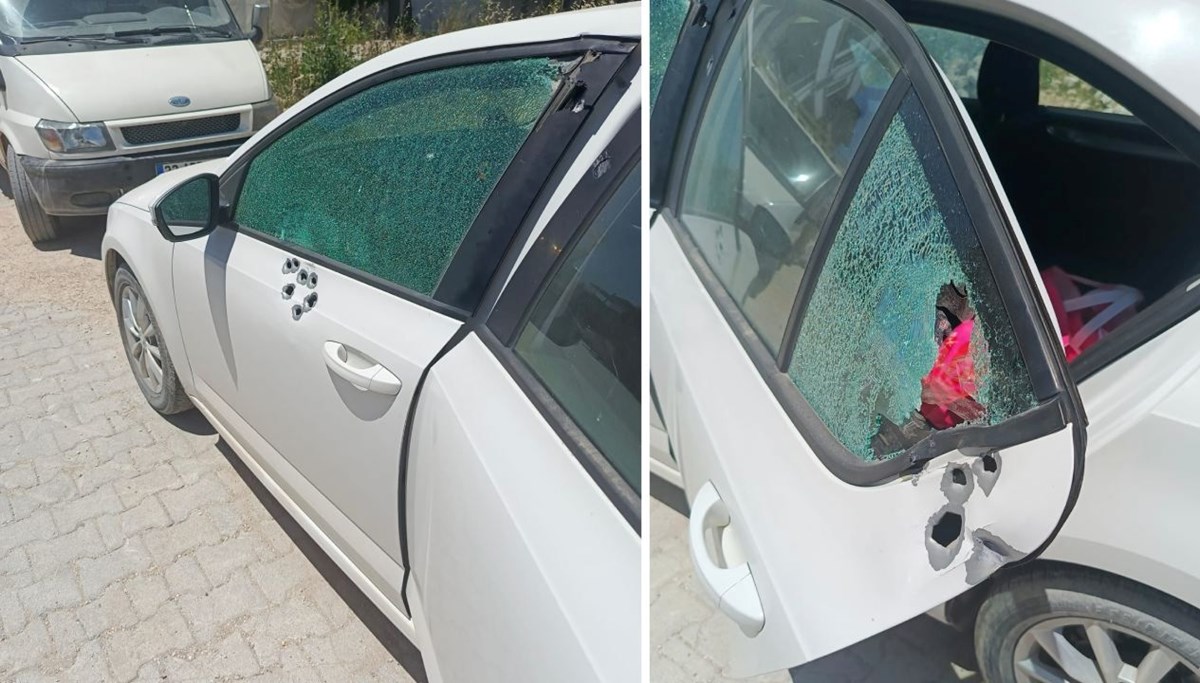 İş insanının otomobiline silahlı saldırı