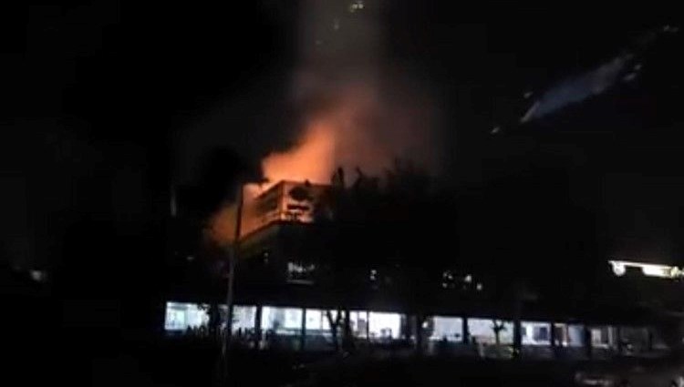 Restoranda korkutan yangın