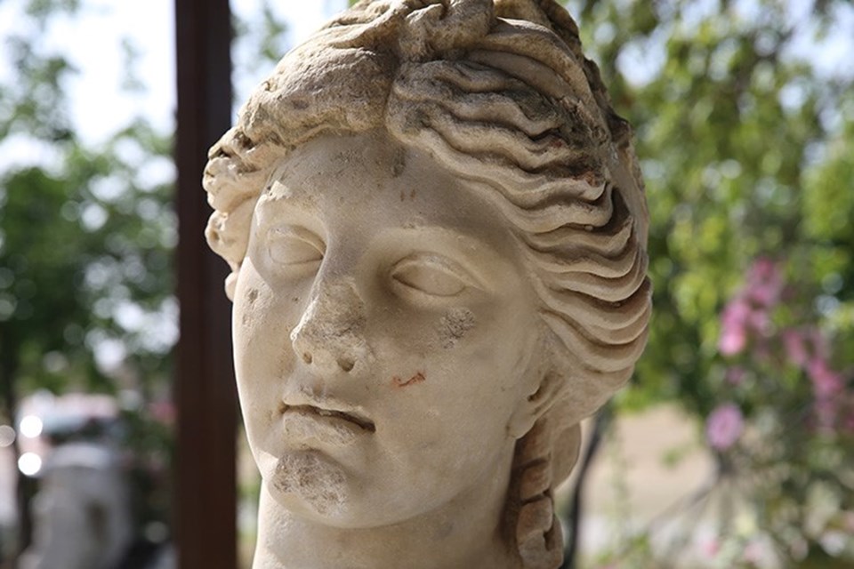 Laodikya'da "Hygieia" heykelinin başı bulundu - 3