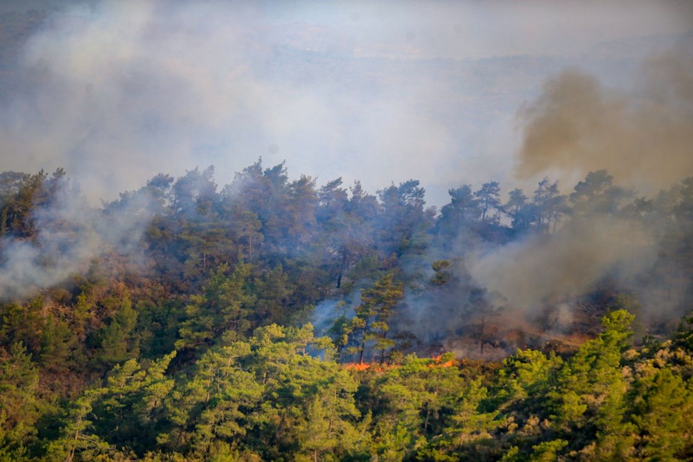 Marmaris'te orman yangını: Büyük ölçüde kontrol altına alındı - 4