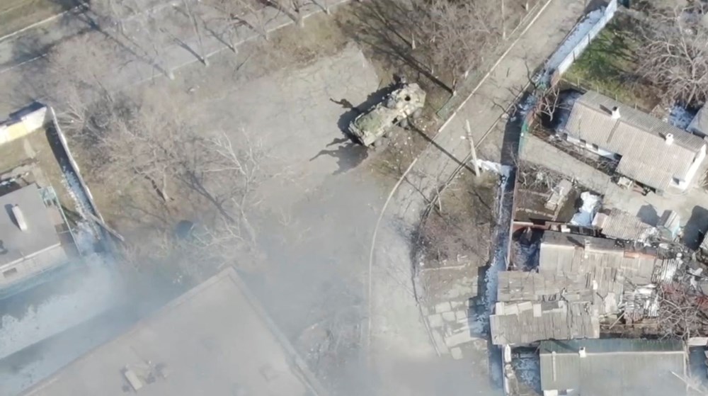 Drone görüntüleri Mariupol'ün cehenneme dönüştüğünü gösterdi: Şehrin yüzde 90'ından fazlası hasar gördü - 10