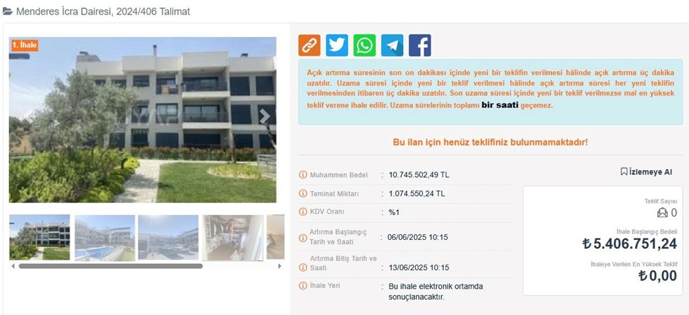 Yarı fiyatına ihaleyle konut satışı... İşte ayrıntılar - 18
