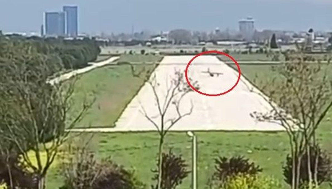 Yunuseli Havaalanı'nda uçağın pervanesi piste çarptı: İki yaralı