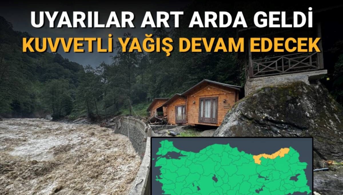 Karadeniz için uyarılar art arda geldi: Şiddetli yağışlar devam edecek