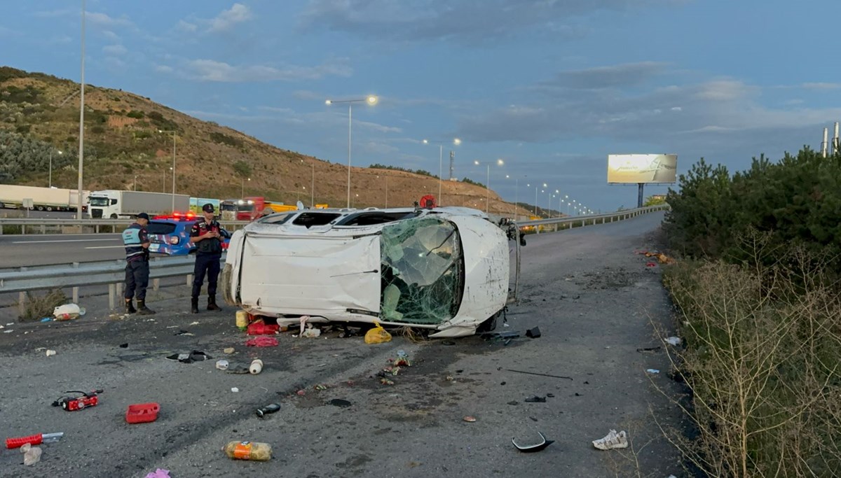 Kuzey Marmara Otoyolu'nda feci kaza: 1 ölü, 5 yaralı