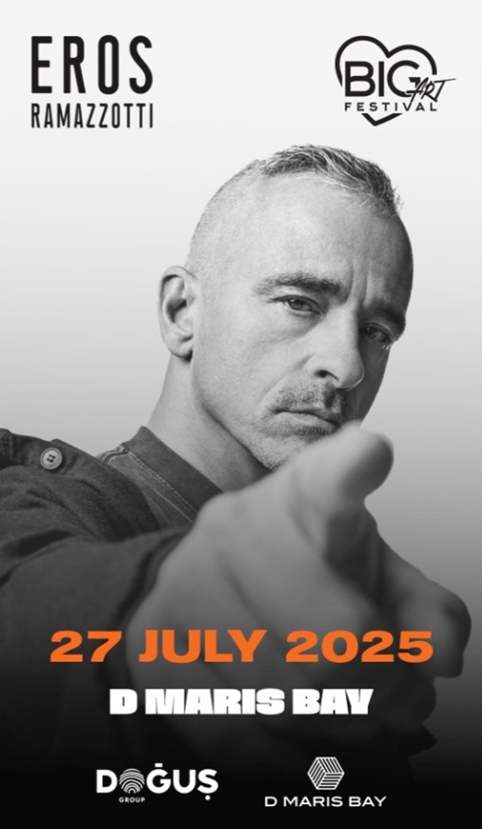 İtalyan Müziğinin Efsanesi Eros Ramazzotti, D Maris Bay’de Sahne Alıyor! - 1