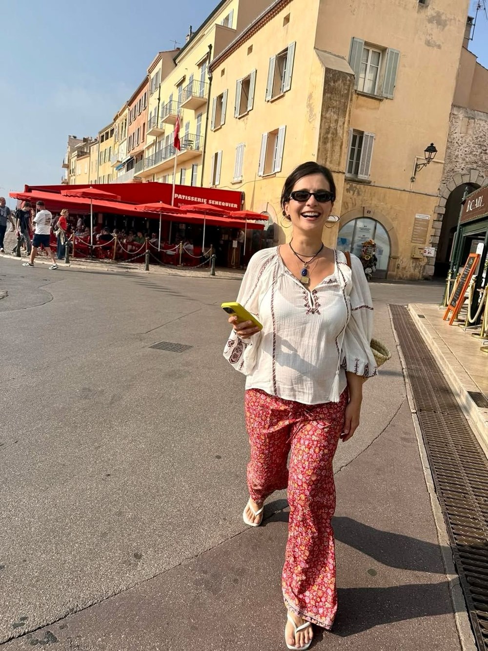 Bebek heyecanı yaşayan Meriç Aral ve Serkan Keskin'den tatil pozları - 3
