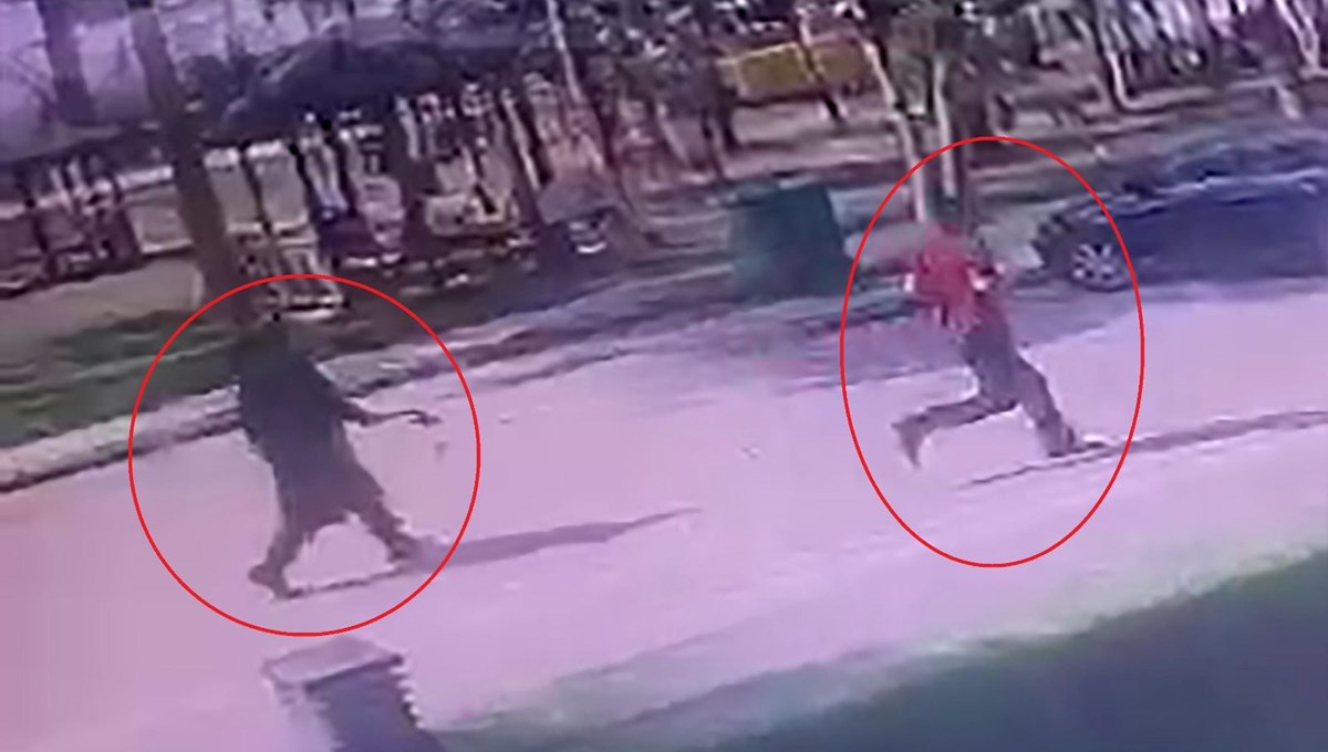 “Seni sakat bırakırım” diye tehdit eden adamı satırla kovaladı “Seni sakat bırakırım” diye tehdit eden adamı satırla kovaladı
