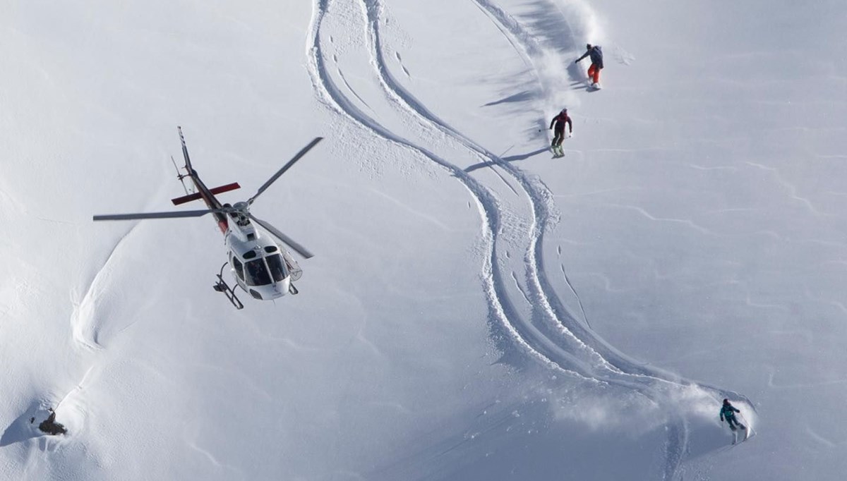 Kaçkarlarda 'heliski' heyecanı başladı Kaçkarlarda 'heliski' heyecanı başladı