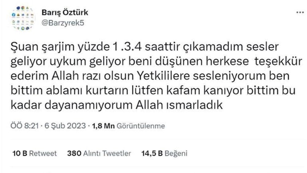 Sosyal medyadan yardım çığlıkları - 7