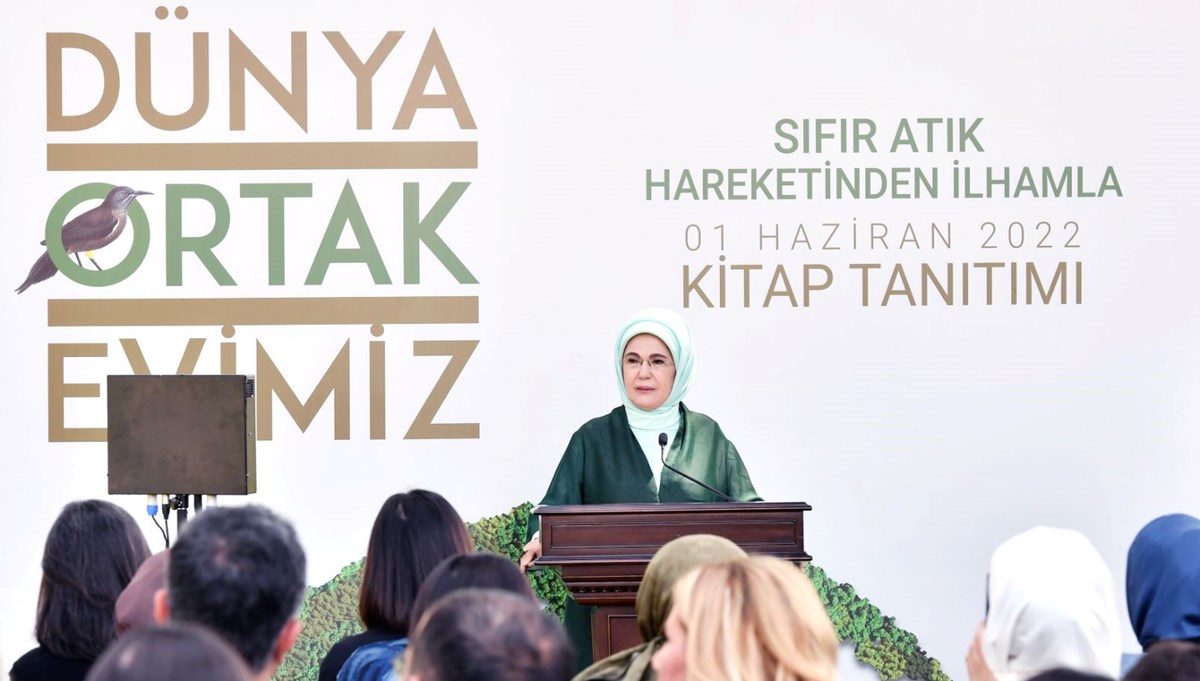Emine Erdoğan'dan çevreci gençlere tam destek