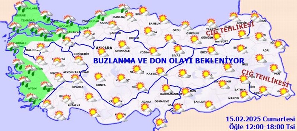 Şiddetli soğuk ve kar geri geliyor! Hava sıcaklığı 8 derece birden düşecek - 3