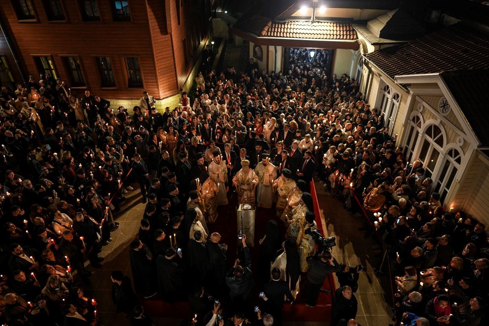 Türkiye'de yaşayan Hristiyanlar Paskalya'yı kiliselerde kutladı 78