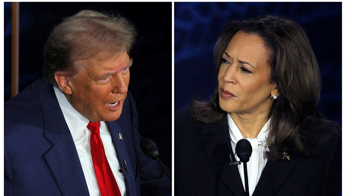Harris-Trump düellosu: ABD'de başkan adayları canlı yayında kozlarını paylaştı Harris-Trump düellosu: ABD'de başkan adayları canlı yayında kozlarını paylaştı