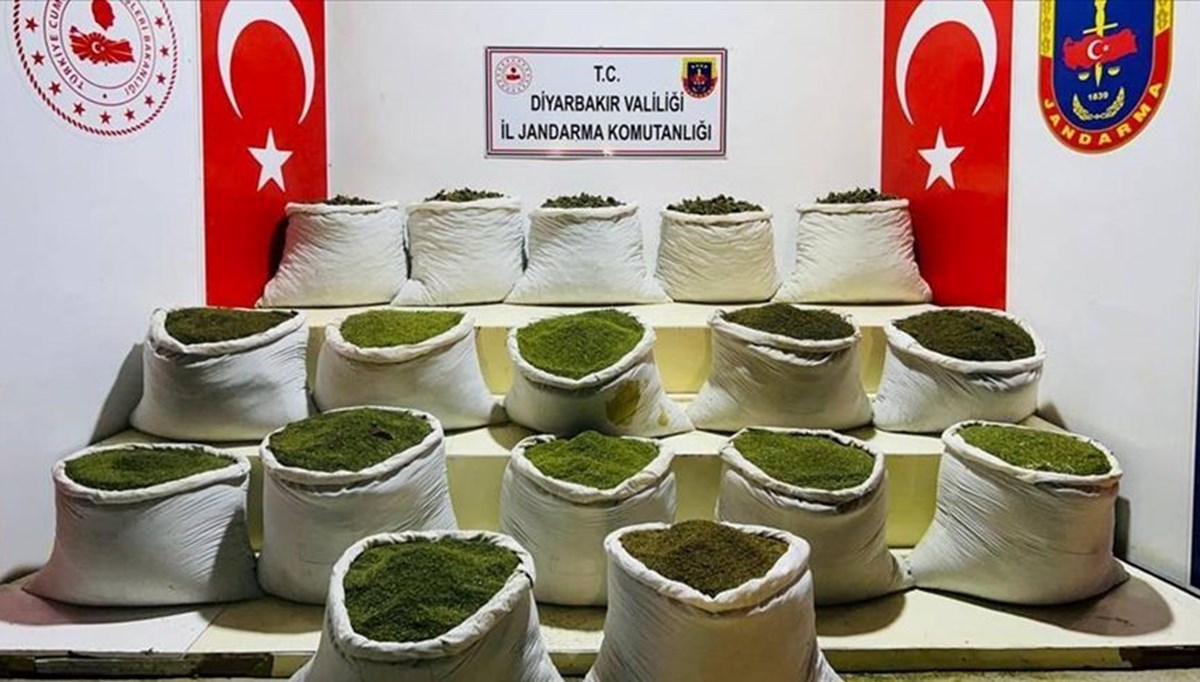 Diyarbakır'da 79 kilo esrar ele geçirildi