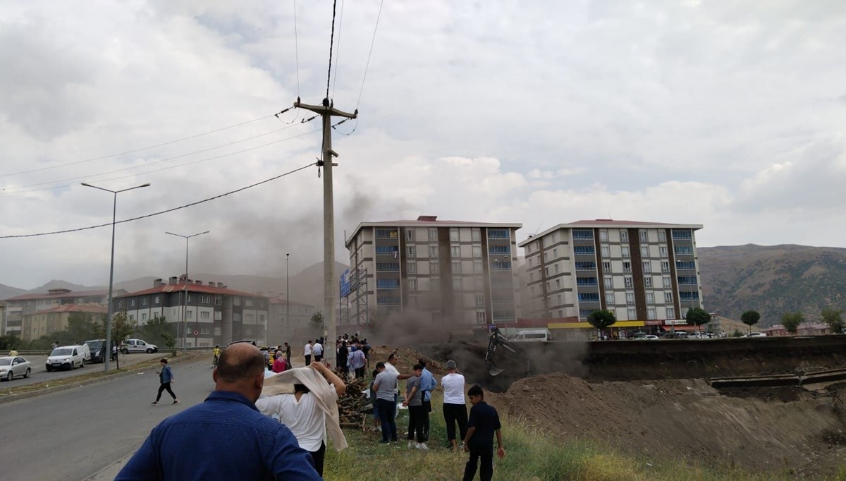 Bitlis'te korkutan patlama