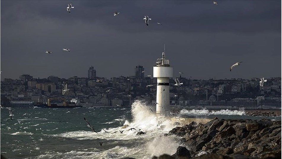 Marmara Bölgesi'nde fırtına bekleniyor