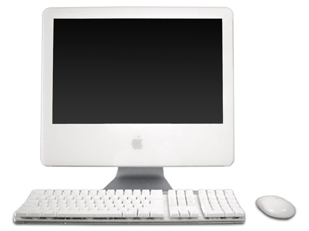 Белый пк. IMAC a1208. Макинтош компьютер Apple 2005. Apple IMAC g5. Apple моноблок 2004.