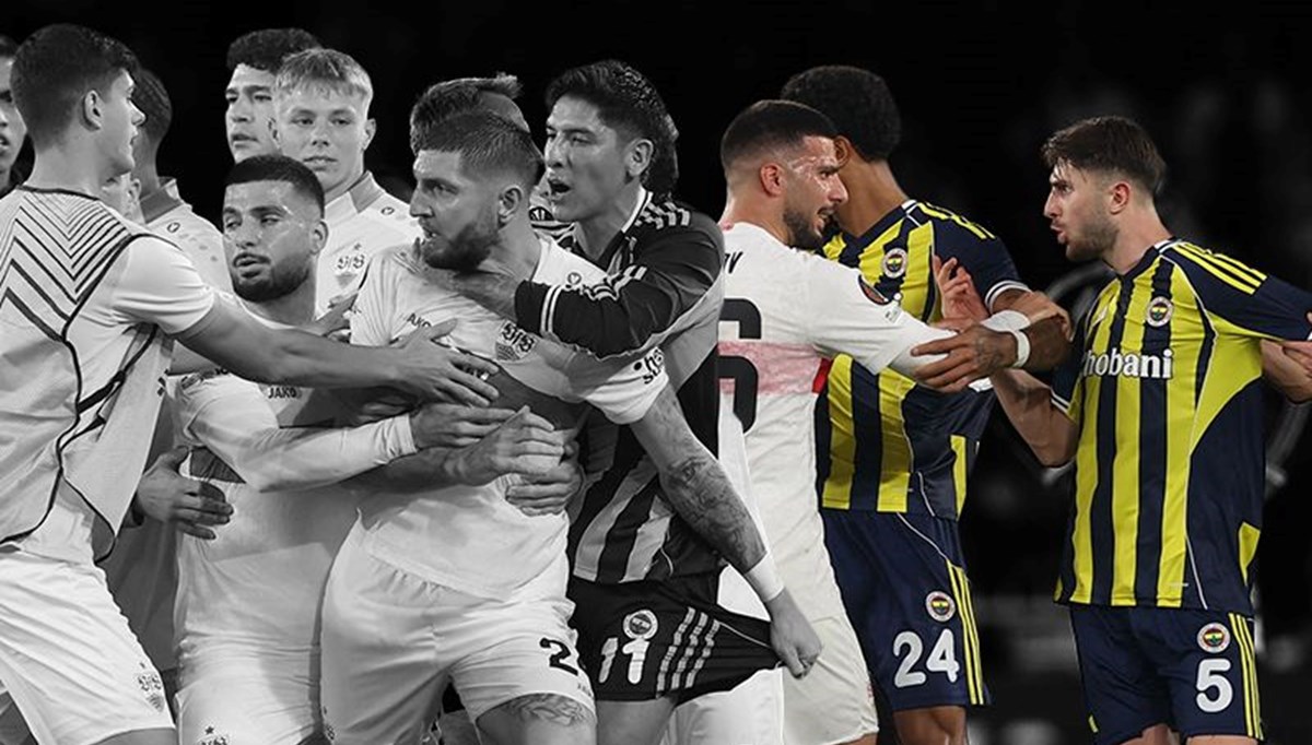 Maç bitti, saha içi karıştı
