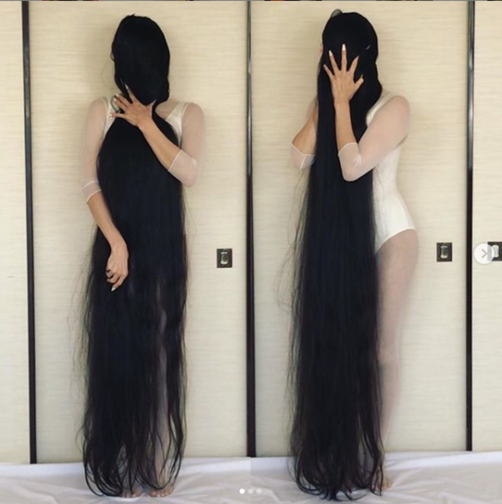 15 yıldır saçlarını kestirmeyen 'Japon Rapunzel’in saçlarıiki metreye ulaştı - 26