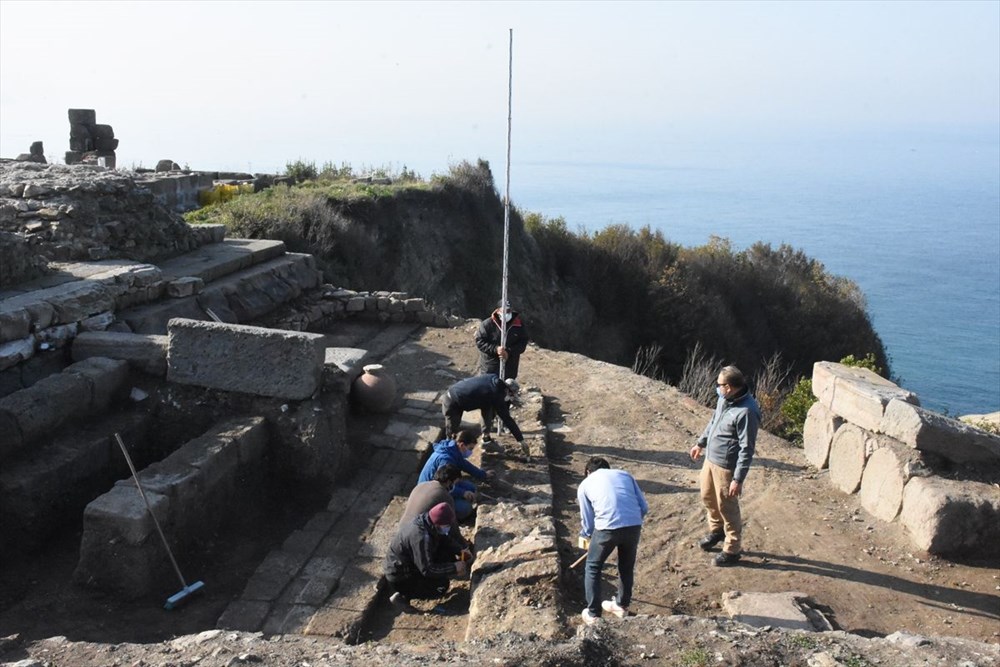 Tieion Antik Kenti'nde Friglere ait yazılar ile Dor başlıkları ortaya çıkarıldı - 10