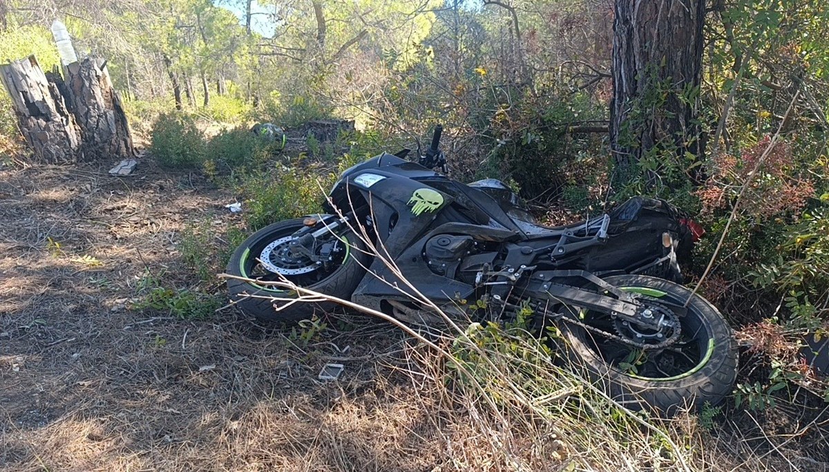 Manavgat'ta motosiklet kazası