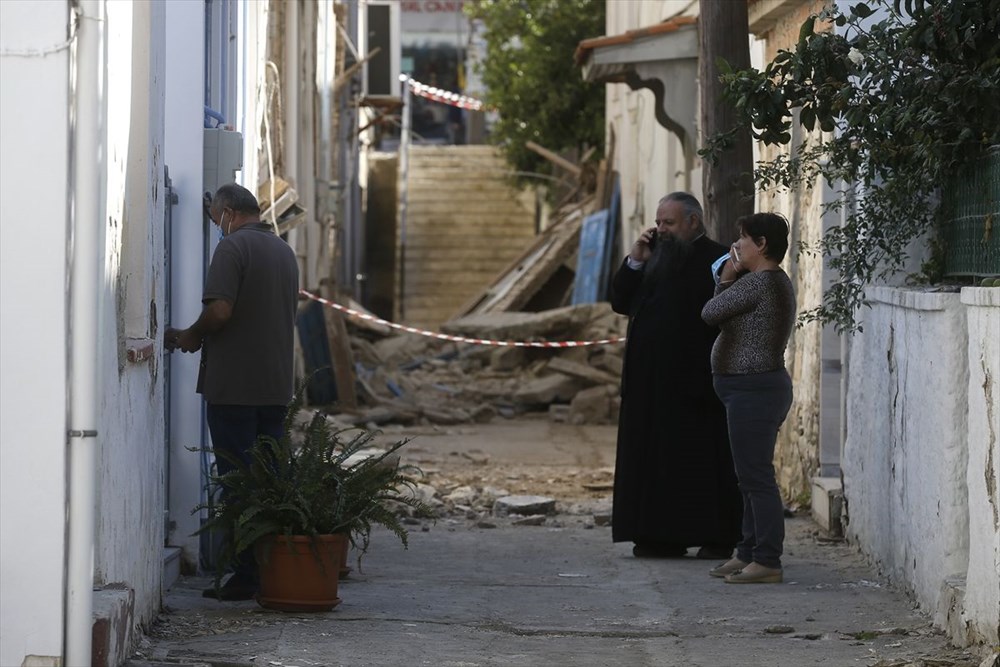 Depremin vurduğu Yunan adası Sisam'da son durum - 40
