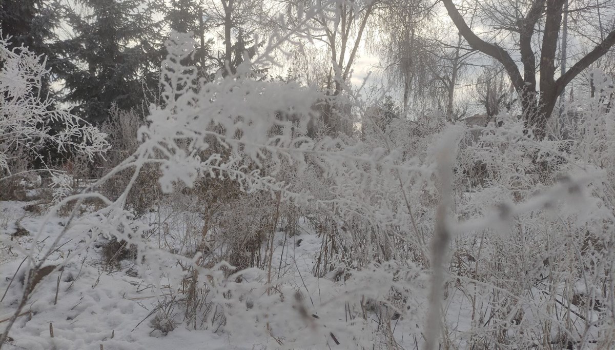 En soğuk bölge oldu: Hava sıcaklığı eksi 22 derece