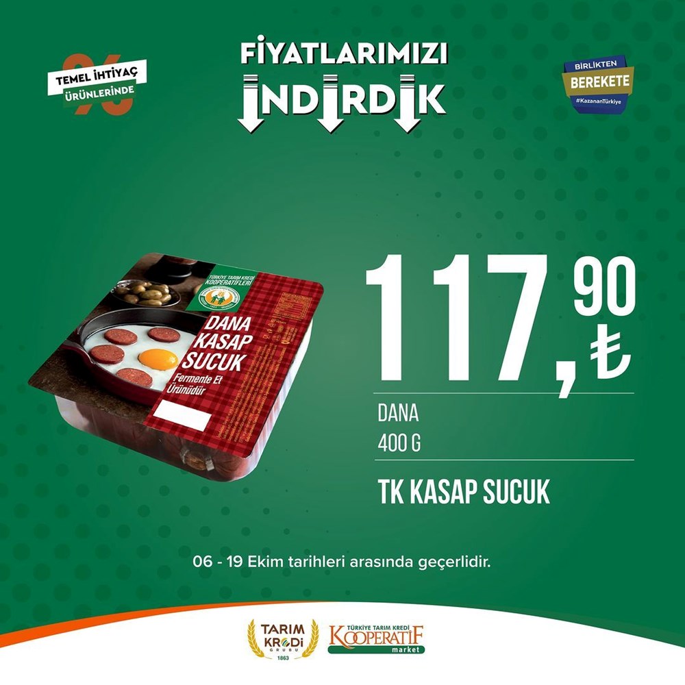 İNDİRİM BUGÜN BAŞLADI! Tarım Kredi Kooperatifi Market İndirim Kataloğu | Siirt Olay Haber Tarım Kredi Kooperatif Market ekim ayına özel yeni indirimli ürünler listesi: Yüzde 50 indirim bugün başlıyor (16 Ekim-2 Kasım 2023 Tarım Kredi Market indirimleri) - 74