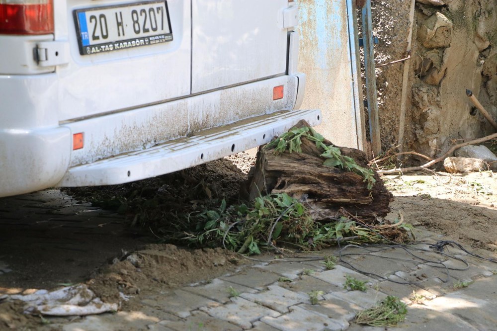 Denizli'yi sel vurdu: Tarım arazileri ve evler su altında - 4