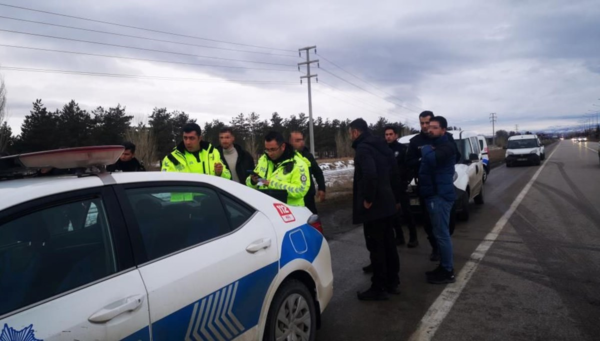 Trafikte tartışma, polise saldıran şüpheliye gözaltı