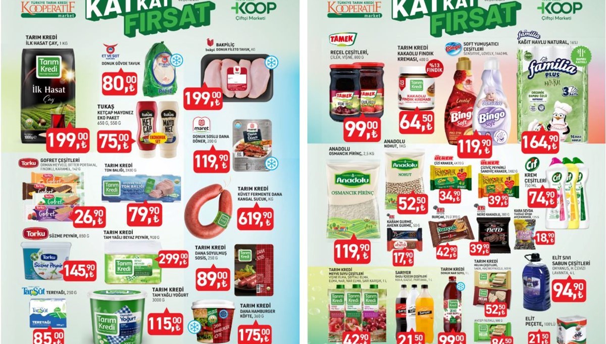 Tarım Kredi Kooperatif marketleri Mayıs ayı indirim kataloğu 2025: Temizlik ürünleri, temel gıda malzemeleri geliyor