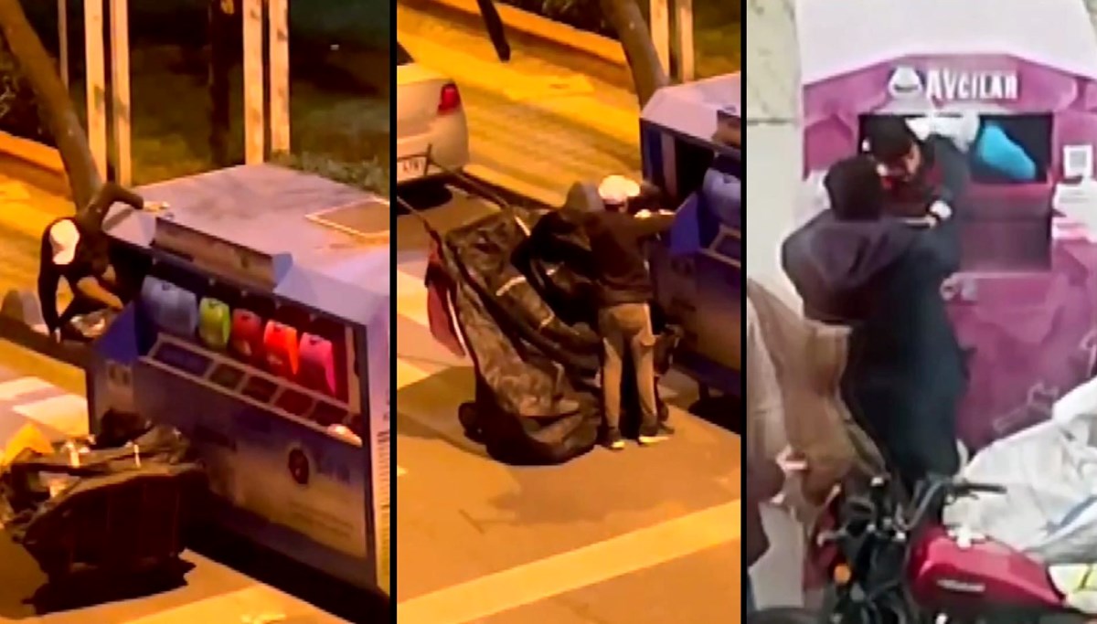 Bunlar da geri dönüşüm kutusu hırsızları