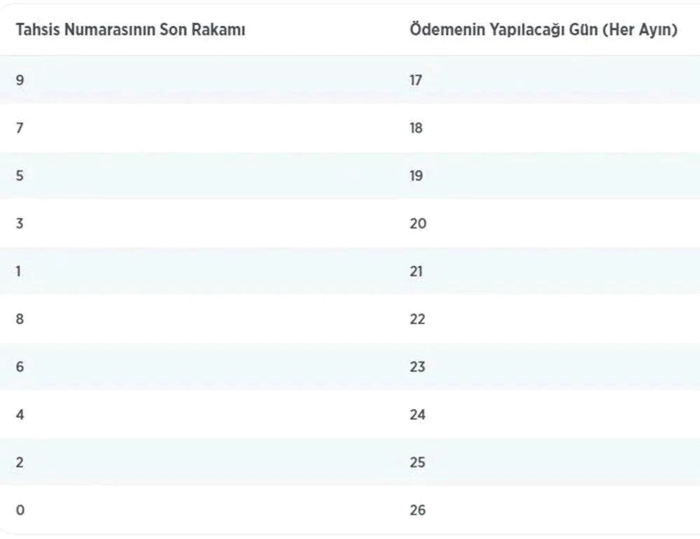 Zamlı emekli maaşları ne zaman yatacak? 2023 zamlı maaşlar için beklenen tarih (Tahsis numarasına göre emekli maaşı ödeme tarihleri) - 5