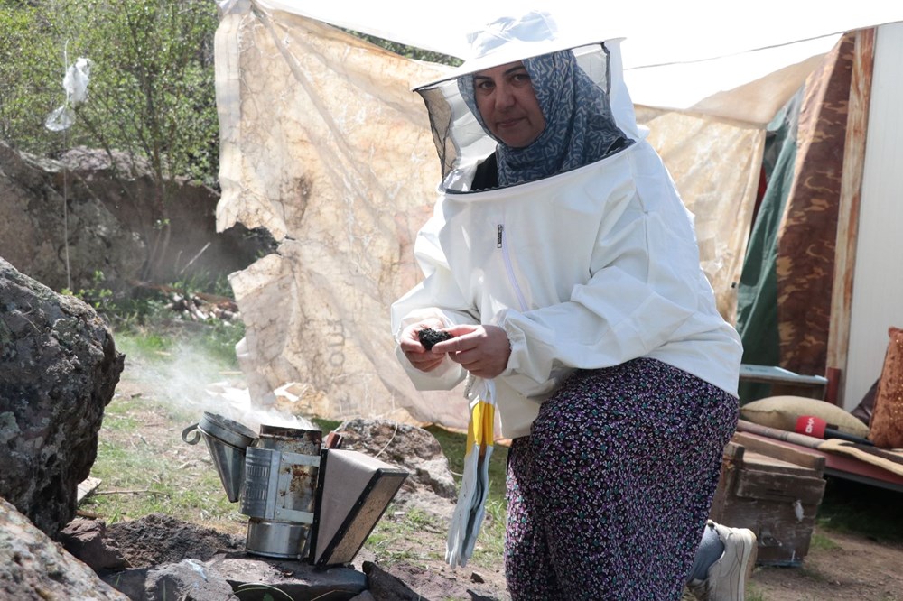Kansere yakalandı ama yılmadı: Çocuklarını okutmak için başladığı arıcılıkta işleri büyüttü - 6
