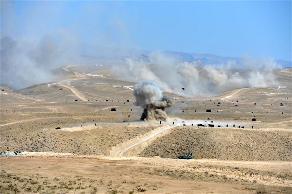 Türkiye ve Azerbaycan'dan savaş sahnelerini aratmayan tatbikat - 2