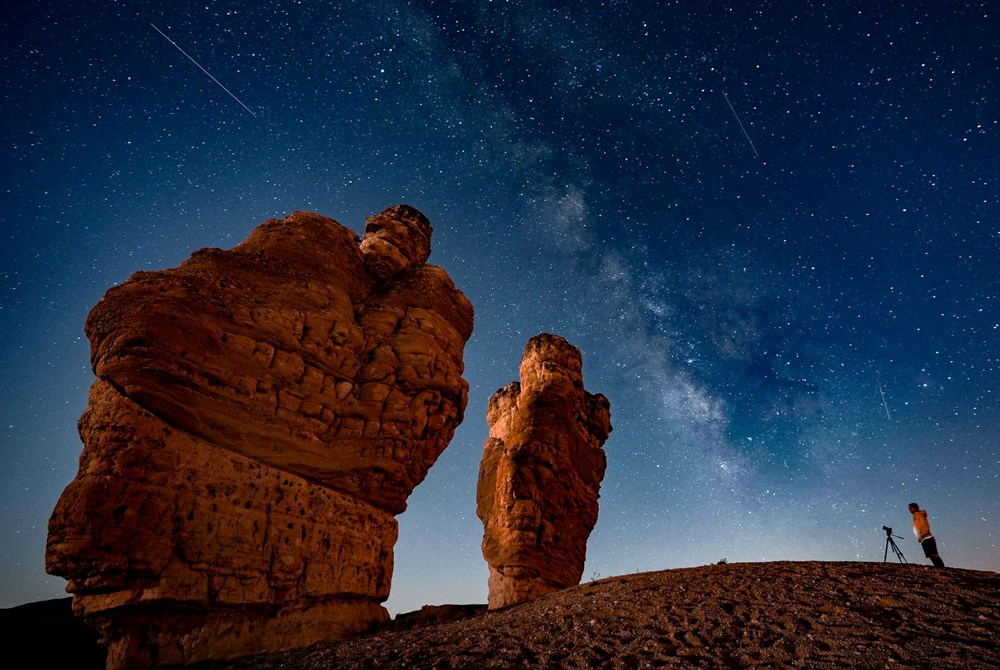 Perseid şöleni: Gökyüzü tutkunları yüksek rakımları bölgelere akın etti - 12