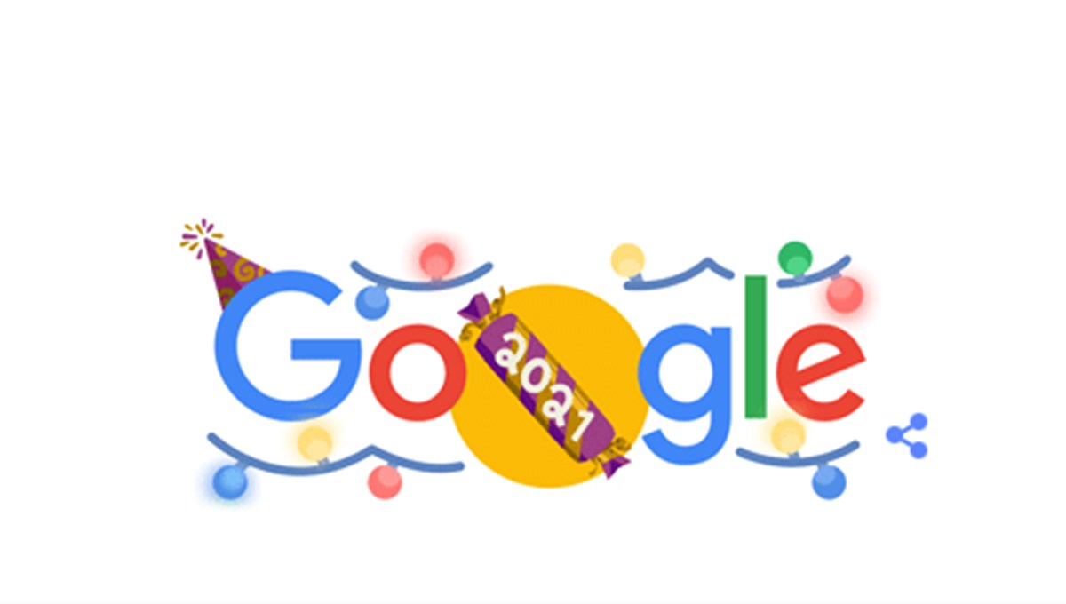 Google'dan 2022 yılbaşı 'Doodle'ı