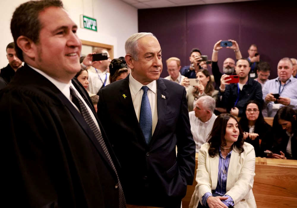 Yeraltında duruşma: Netanyahu ilk kez sanık kürsüsünde - 2