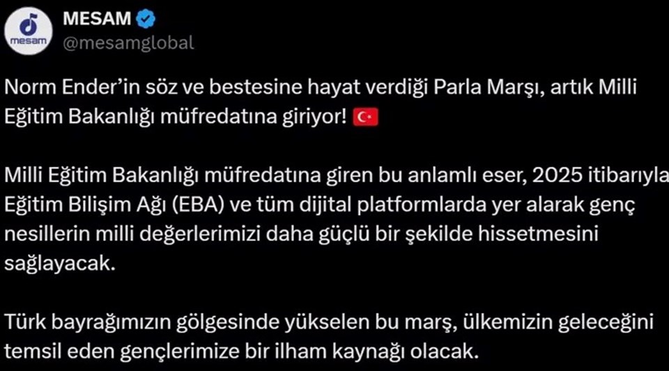 Norm Ender imzalı "Parla" müfredata giriyor - 1