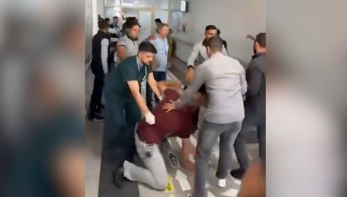 Acil servis savaş alanına döndü