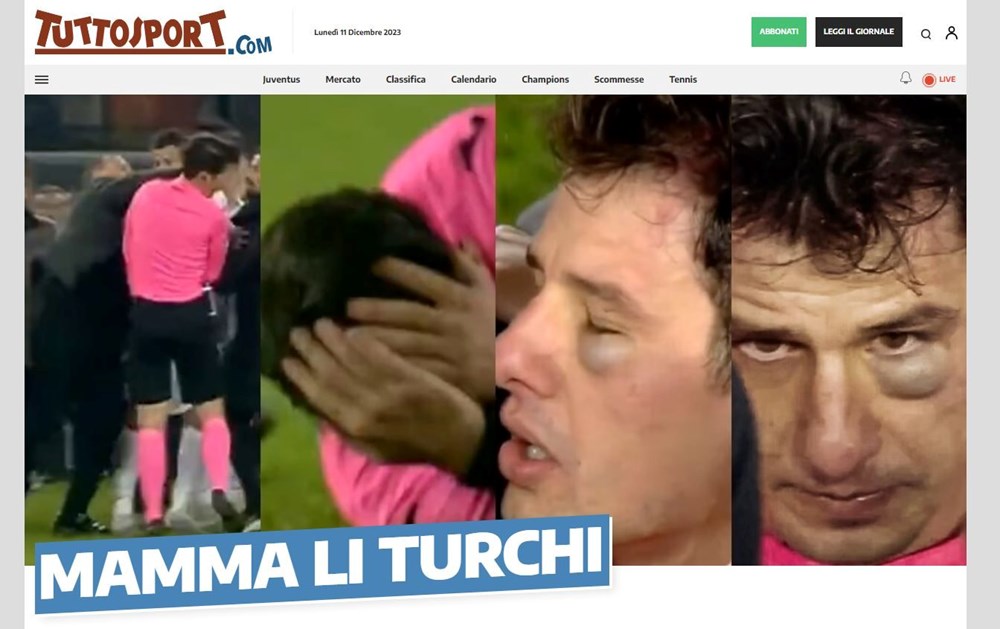 Türk futbolunun utanç gecesi | Hakeme yumruklu saldırı dünya basınında - 10