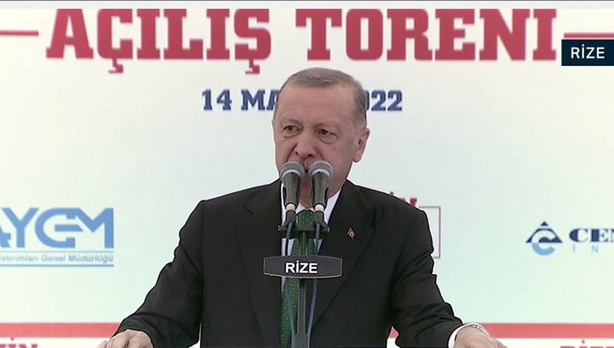 Cumhurbaşkanı Erdoğan: Rize-Artvin Havalimanı, hava yolu ulaşımında alınan mesafenin sembolü