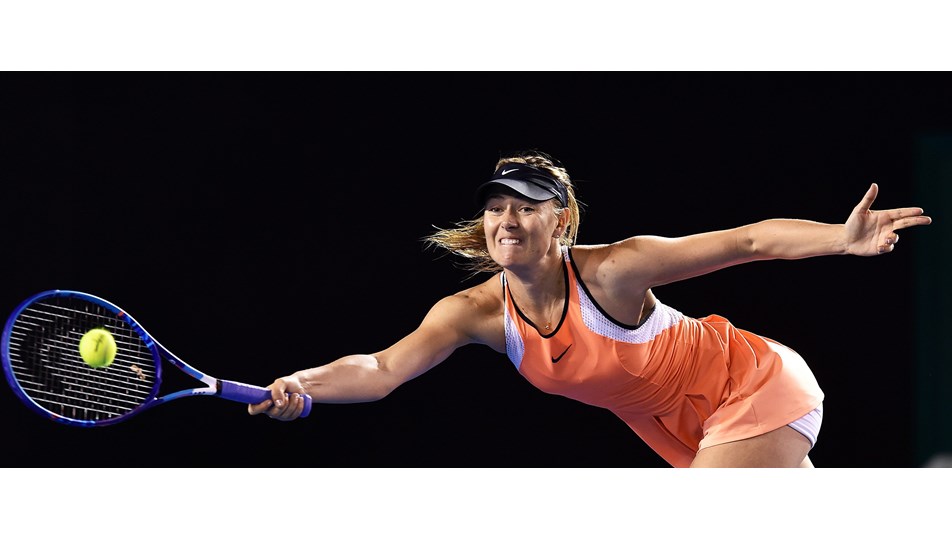 Sharapova klasmanın dışında